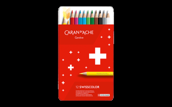 Aquarelpotlood Carand Ache Swisscolor 12