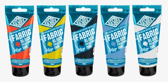 Blockprint inkt voor textiel watergedragen ESSDEE 100ml 5 Fabric Inks