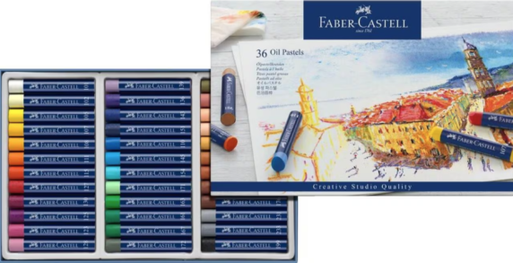 Heldere oliepastel Faber Castell Creative Studio 36 KLEUREN