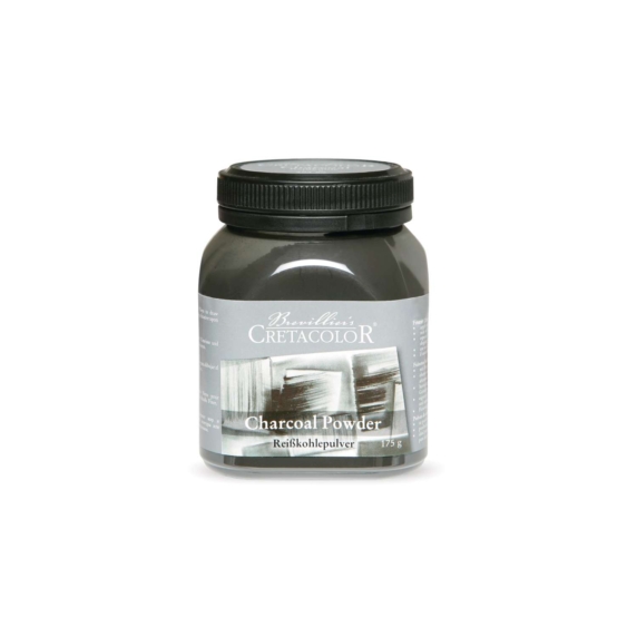 Houtskoolpoeder fijn gemalen CRETACOLOR 175g