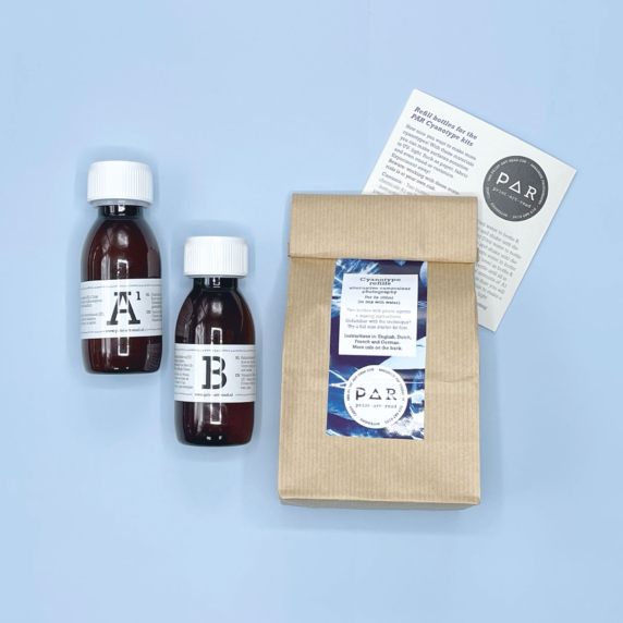 Navulling voor cyanotype 2 componenten PAR 2x 100ml PAR C REFILLS01
