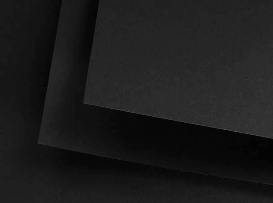 Kopgelijmd zwart tekenblok voor mixed media Fabriano BLACK BLACK 300g detail