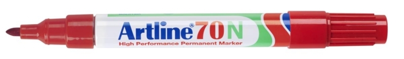 Permanent marker 70 N 15mm rood