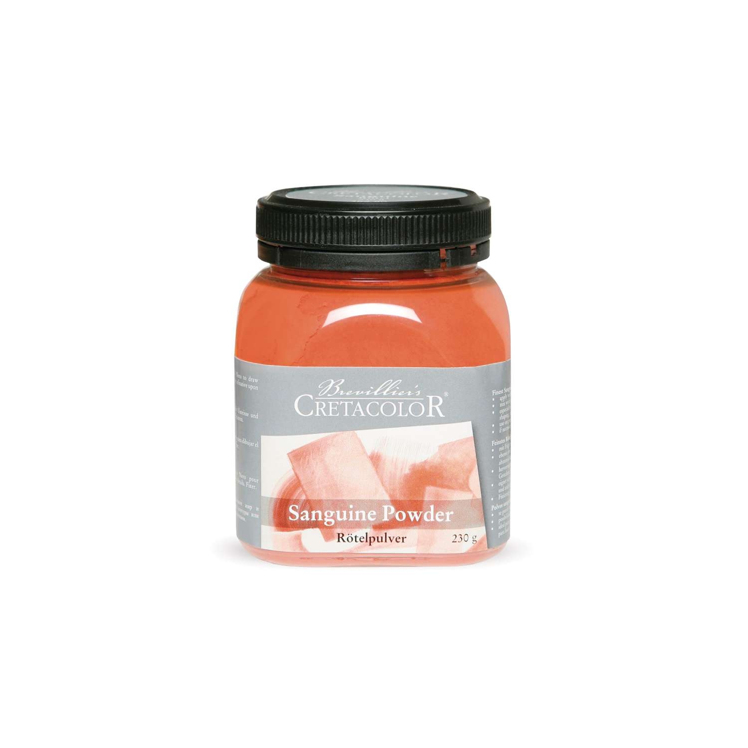 Sanguine poeder fijn gemalen rood krijt CRETACOLOR 150g