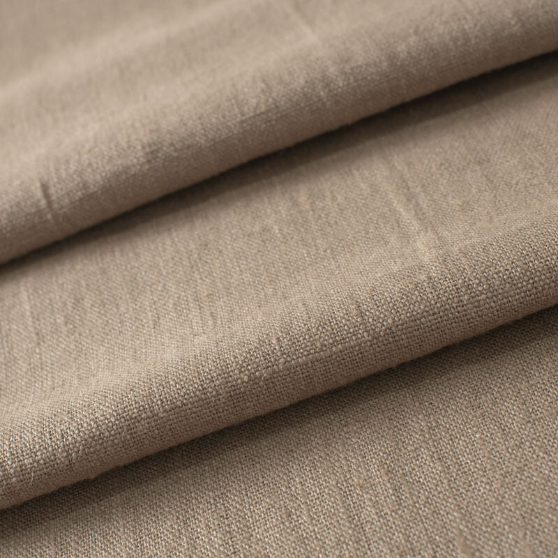 Linnen gewassen washed linnen taupe